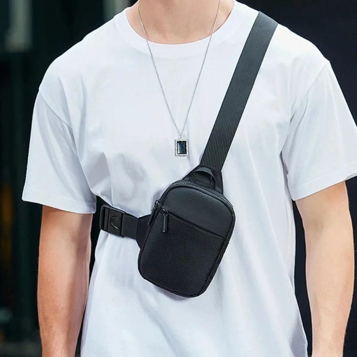 Men Accessories Bag - 2026 Unisex Mini Chest Bag Waterproof