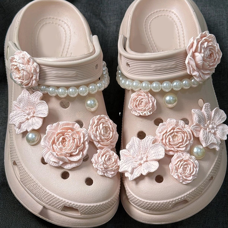 Men Accessories Bouquet - 8/17Pcs Summer Fashion Holes Shoe Charms