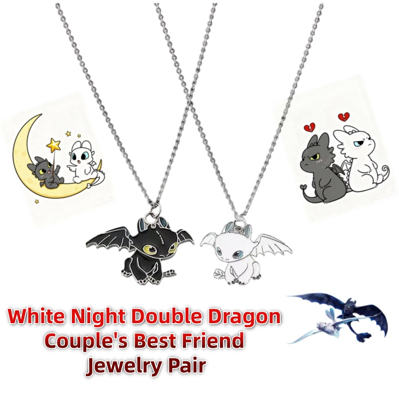 Cartoon White Night Double Dra - Men'S Accessories Jewelry recensie en prijs