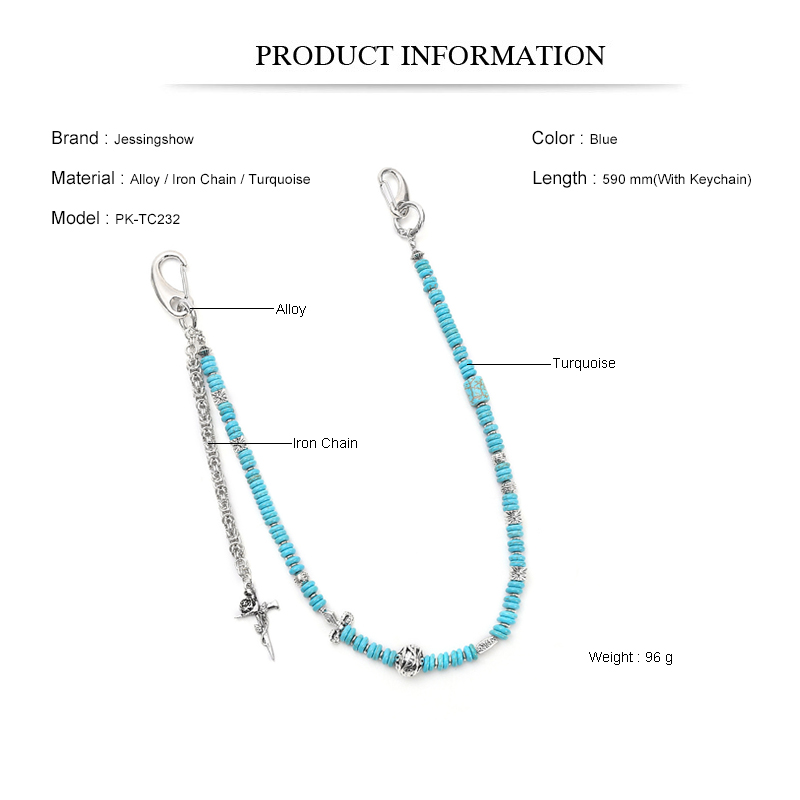 Boho Punk Jean Chain Handmade  - Men Accessories Pk recensie en prijs