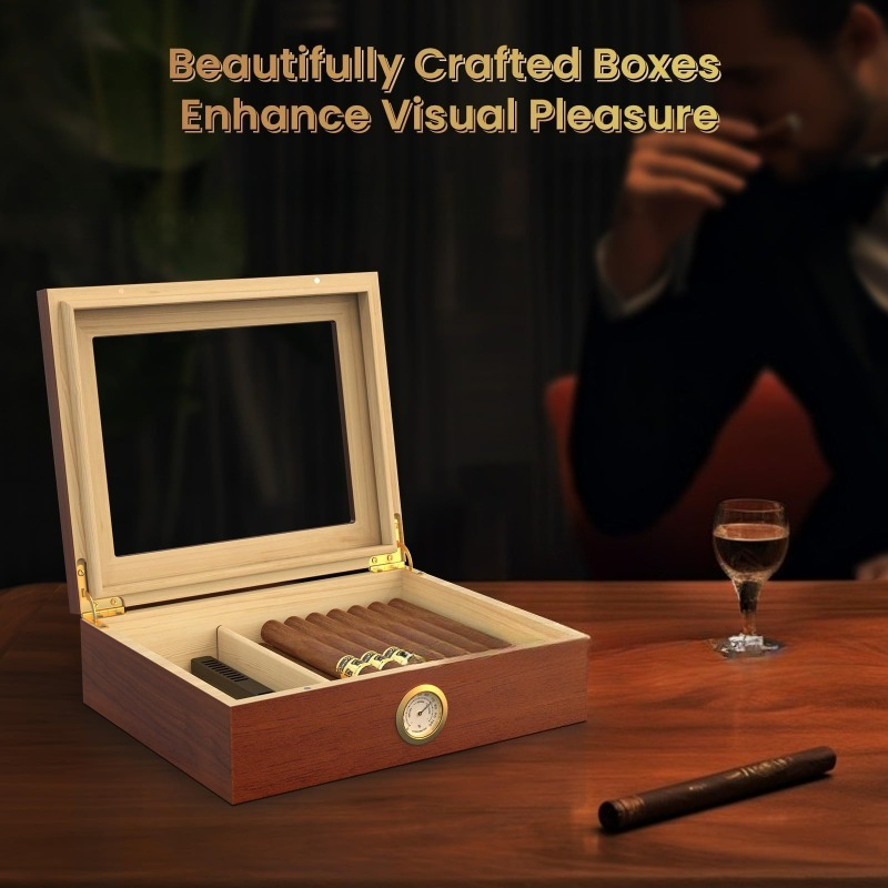 Cigar Humidor Box Cigar Case w - Men Accessories Gift Box recensie en prijs