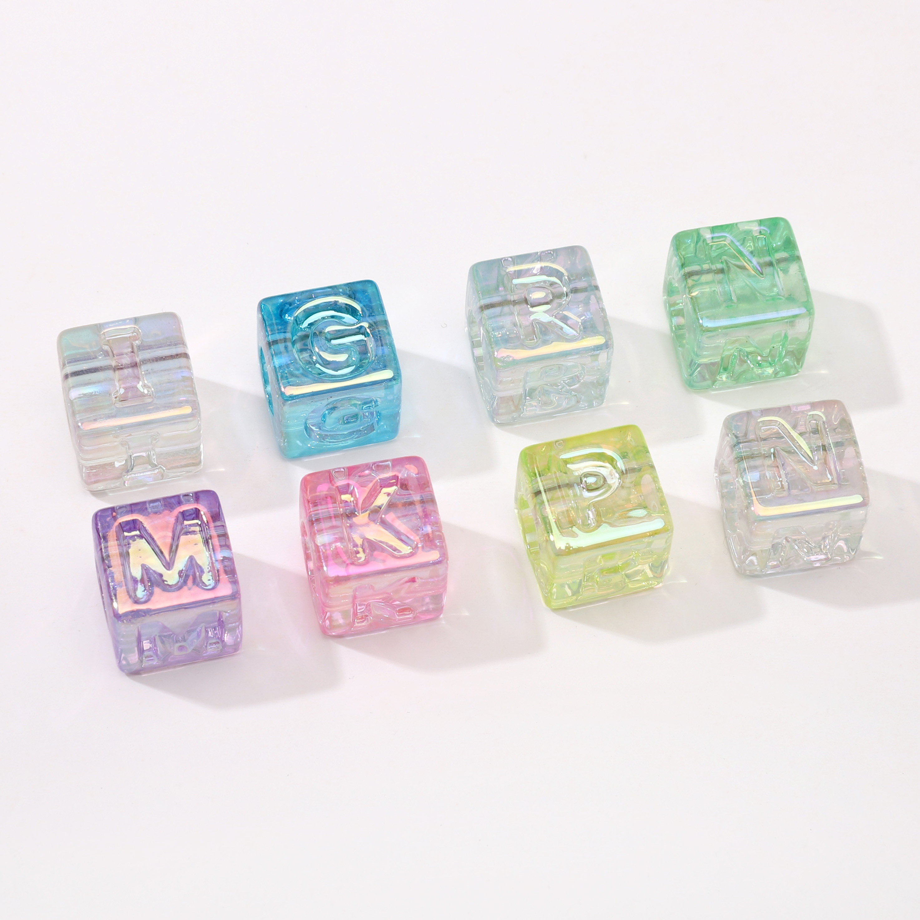 10Pcs beading Colorful Clear L - Bead Bracelet Men recensie en prijs