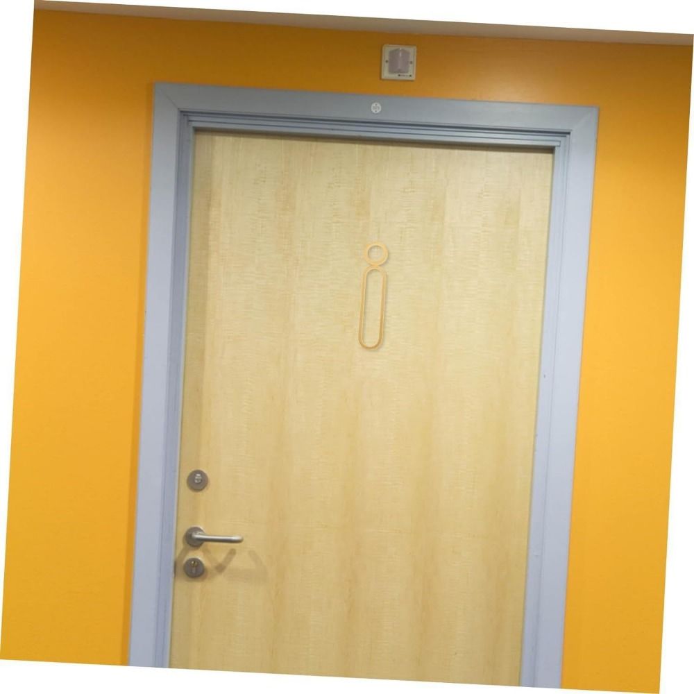 Acrylic Toilet Sign Sticker Me - Men Accessories Shop recensie en prijs
