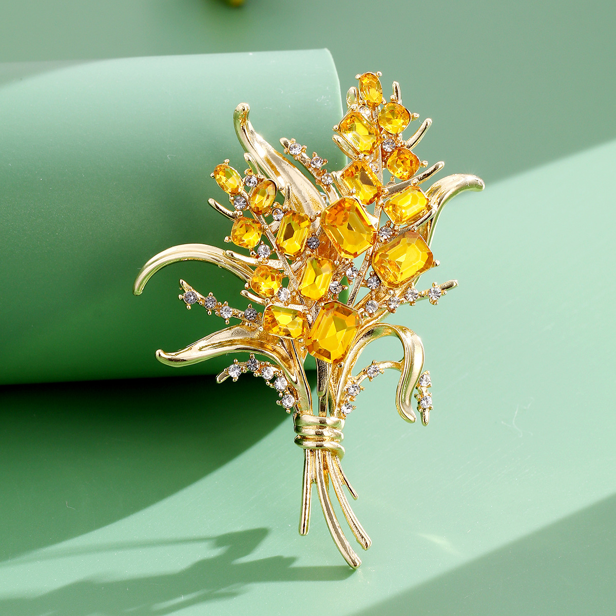 Luxury Zircon Wheat Ear Brooch - Men Accessories Bouquet recensie en prijs