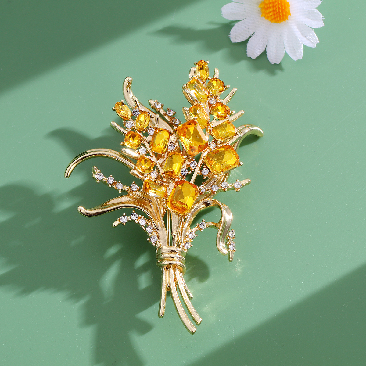 Luxury Zircon Wheat Ear Brooch - Men Accessories Bouquet recensie en prijs