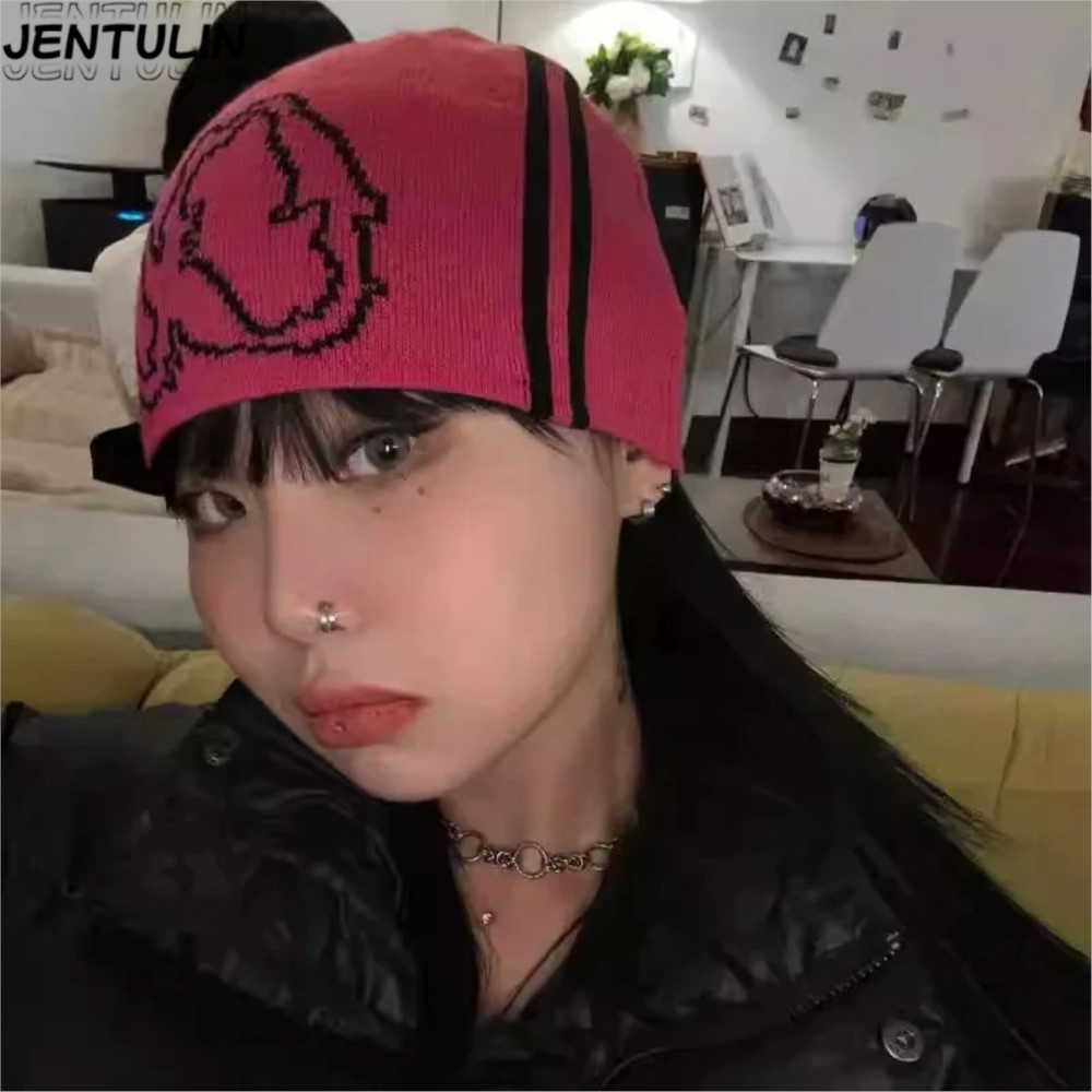 Men Beanie Kpop Letter Hat Y2k - Men Accessories Shop recensie en prijs