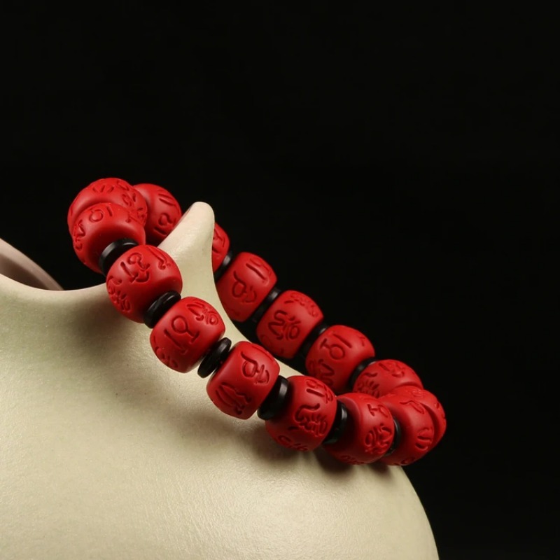 Chinese 13*9MM Beads Red Organ - Bead Bracelet Men recensie en prijs
