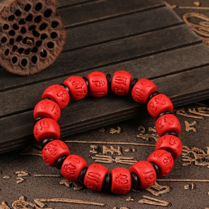 Chinese 13*9MM Beads Red Organ - Bead Bracelet Men recensie en prijs