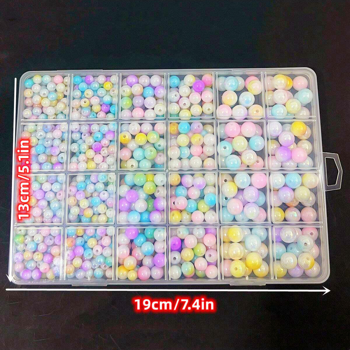 800pcs/24 grid set box 6mm/8mm - Bead Bracelet Men recensie en prijs
