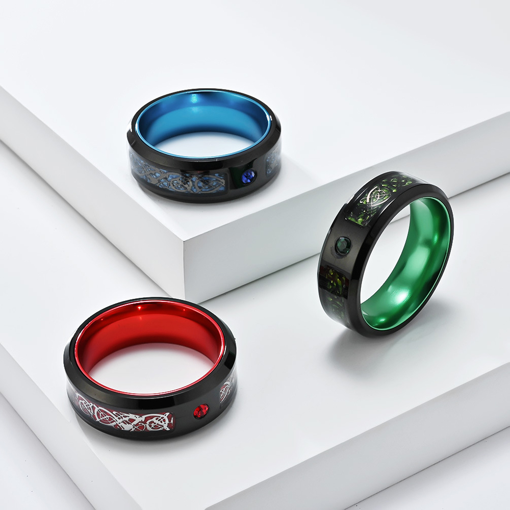 Dragon Ring Stainless Steel Ni - Men Accessories Shop recensie en prijs