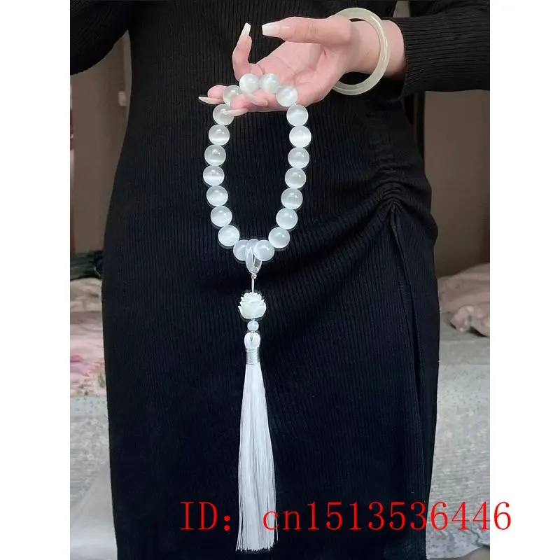 Cat 's-eye Stone 12mm Beads Lo - Bead Bracelet Men recensie en prijs