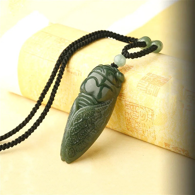 Natural Hetian Jade Cicada Pen - Men Accessories Wrist recensie en prijs