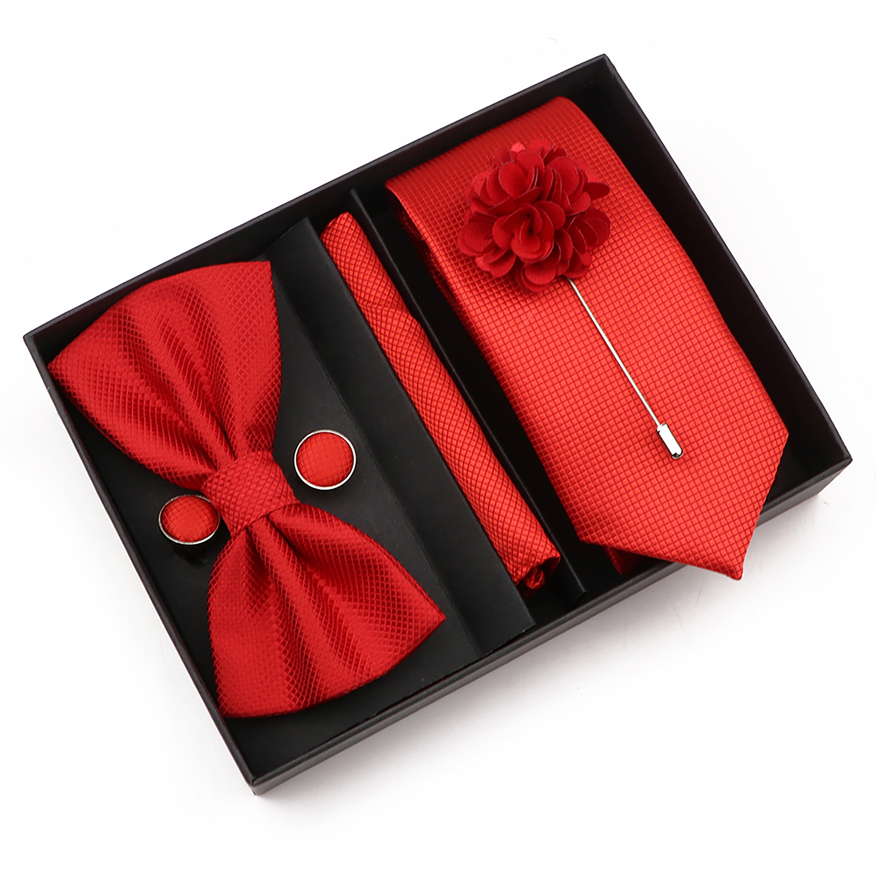 New Style Tie Set Solid Color  - Men Accessories Gift Box recensie en prijs