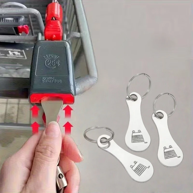3 sets of shopping cart keycha - Men Accessories Shop recensie en prijs