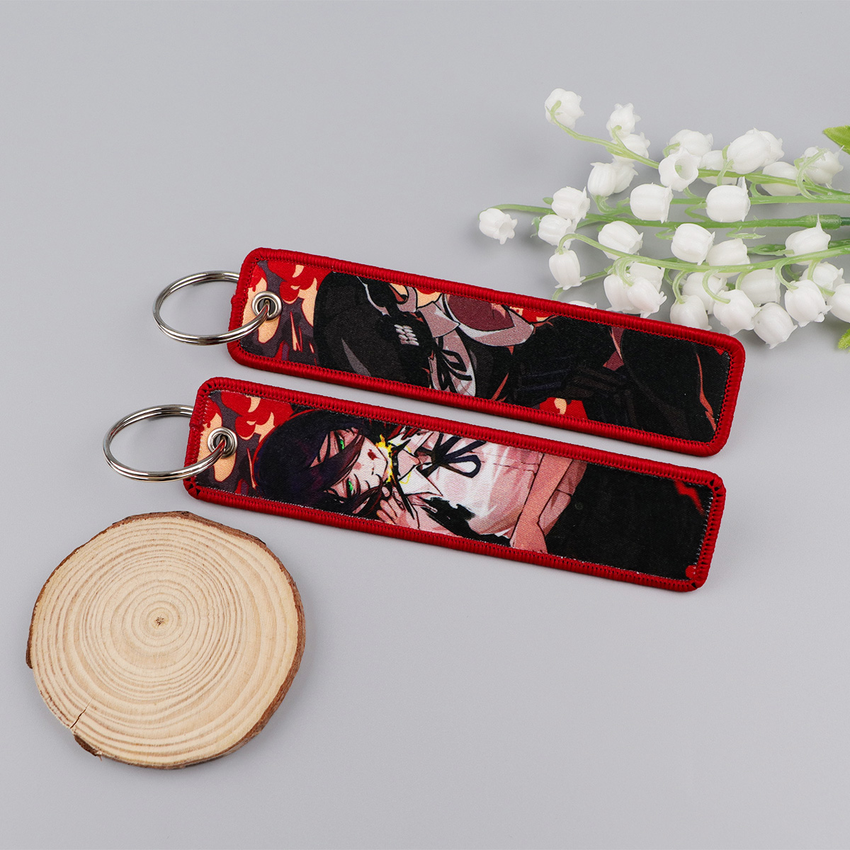 Anime Girls Embroidery Key Fob - Men Accessories Bag recensie en prijs