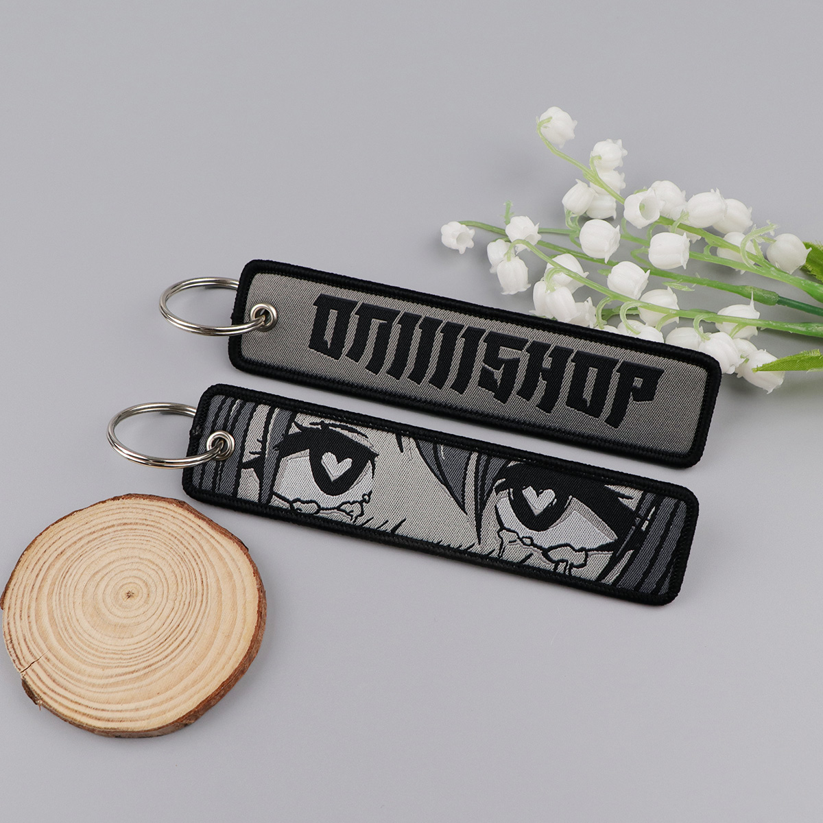 Anime Girls Embroidery Key Fob - Men Accessories Bag recensie en prijs
