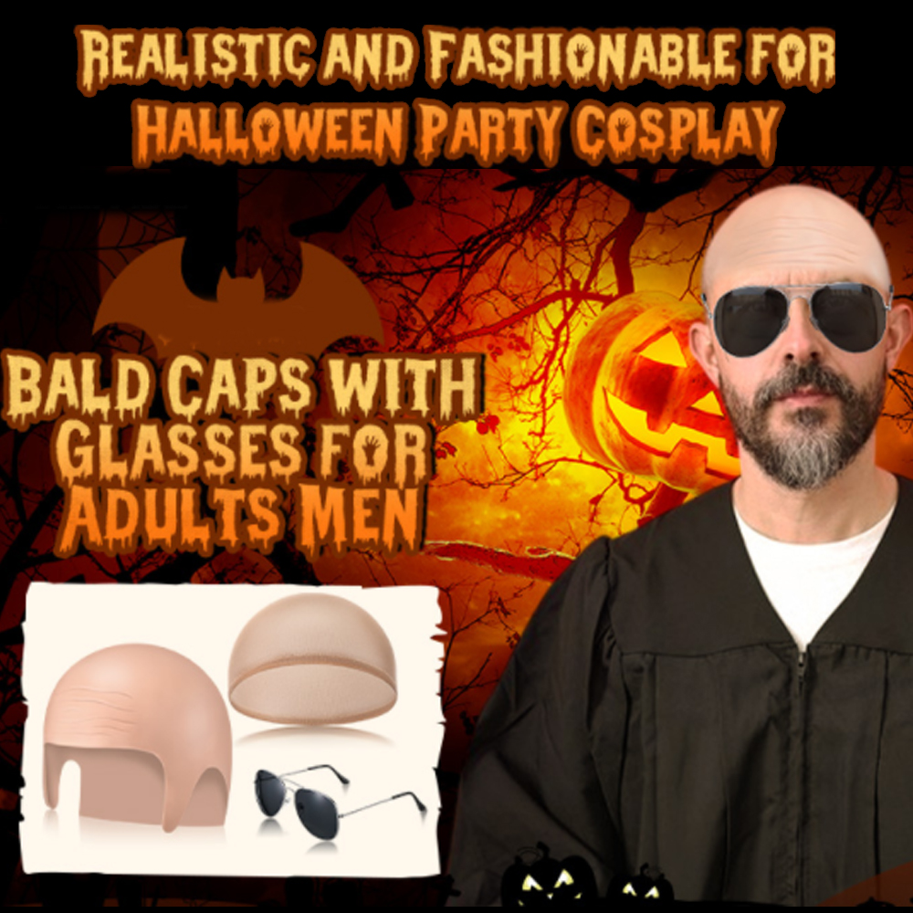 4 Pcs Bald Caps Set Makeup Bal - Men Accessories Combo Set recensie en prijs