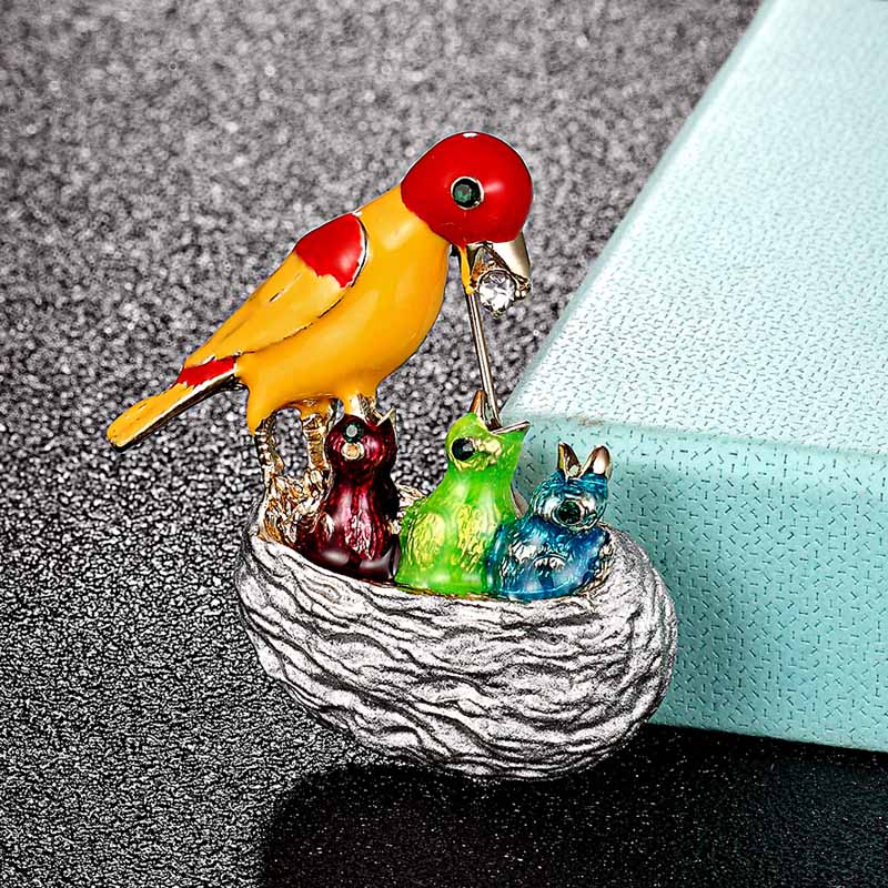 Zlxgirl Enamel Birds Brooches  - Men Accessories Bouquet recensie en prijs
