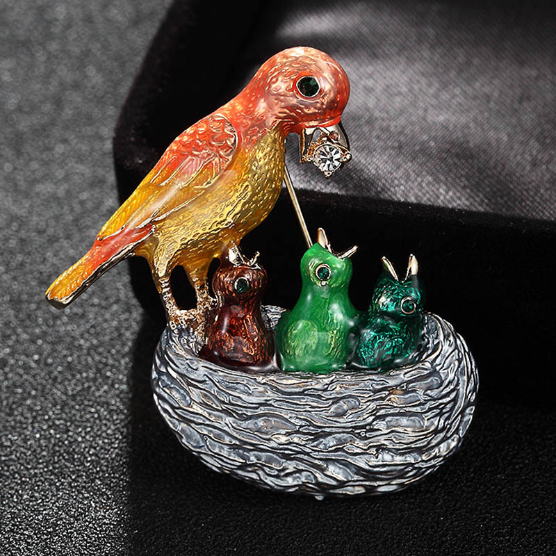 Zlxgirl Enamel Birds Brooches  - Men Accessories Bouquet recensie en prijs