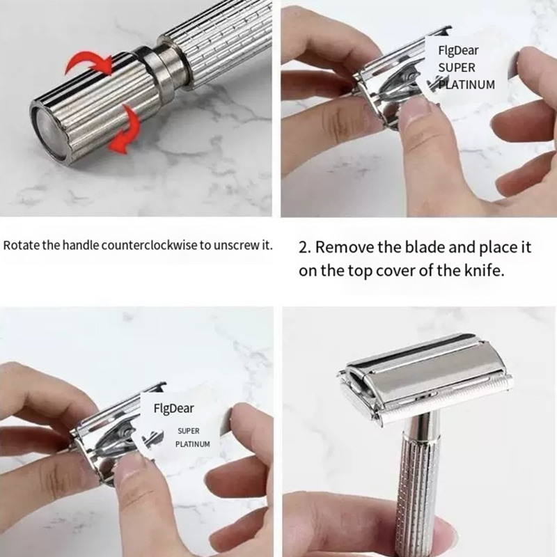 Double Edge Shaving Razor Set  - Men Accessories Combo Set recensie en prijs