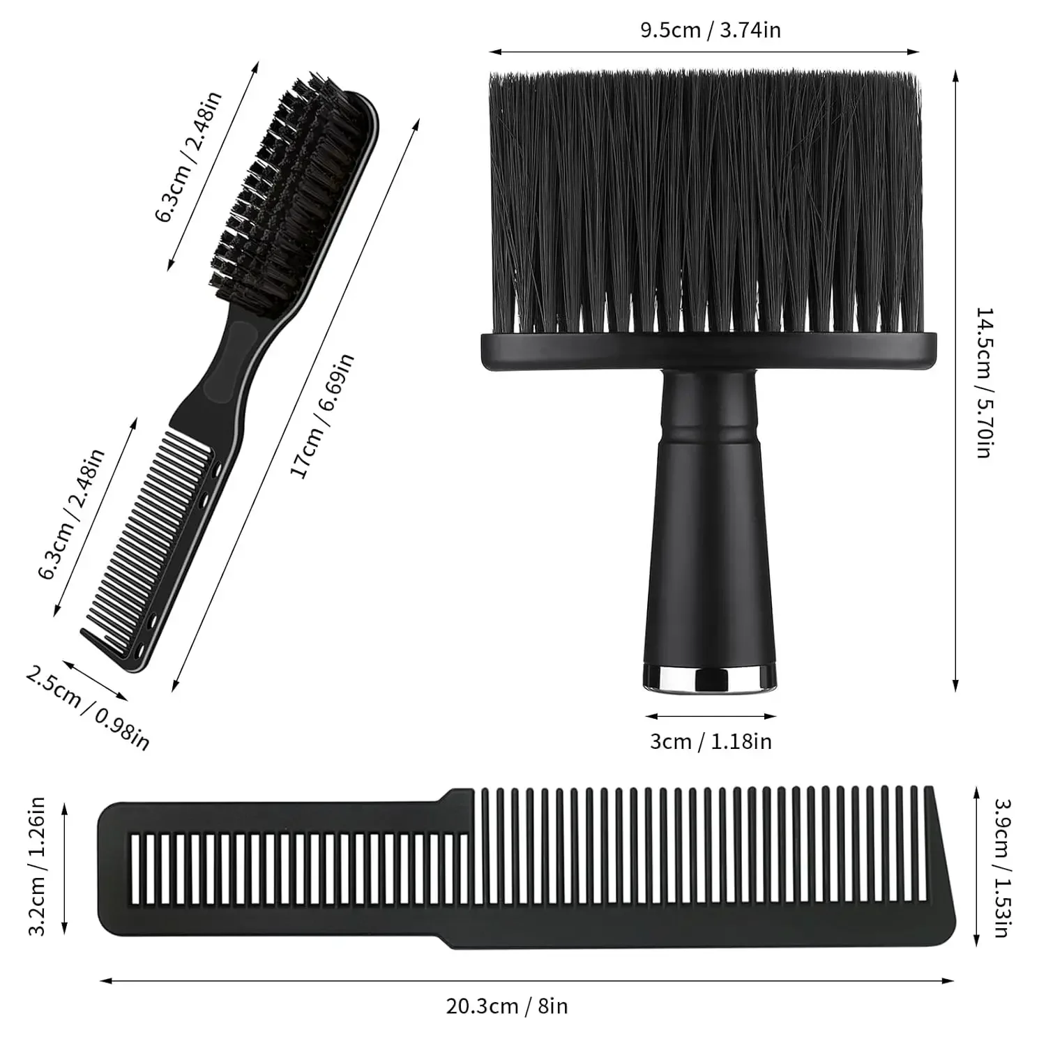 3Pcs Barber Haircut Set With N - Men Accessories Combo Set recensie en prijs