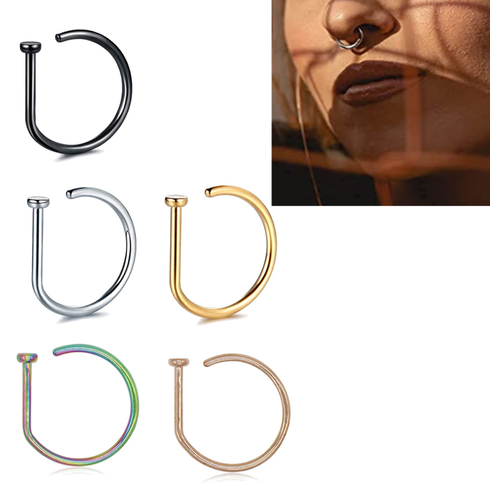 1PC Woman Man Fake Nose Rings  - Men Accessories Earrings recensie en prijs