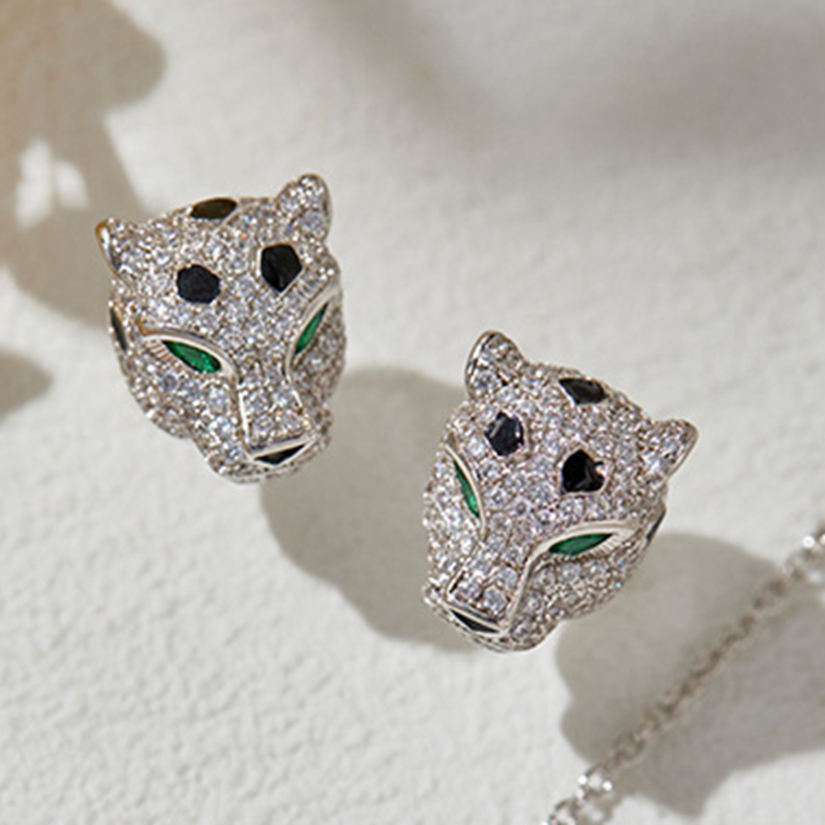 Couple's Black Panther Leopard - Men Accessories Earrings recensie en prijs