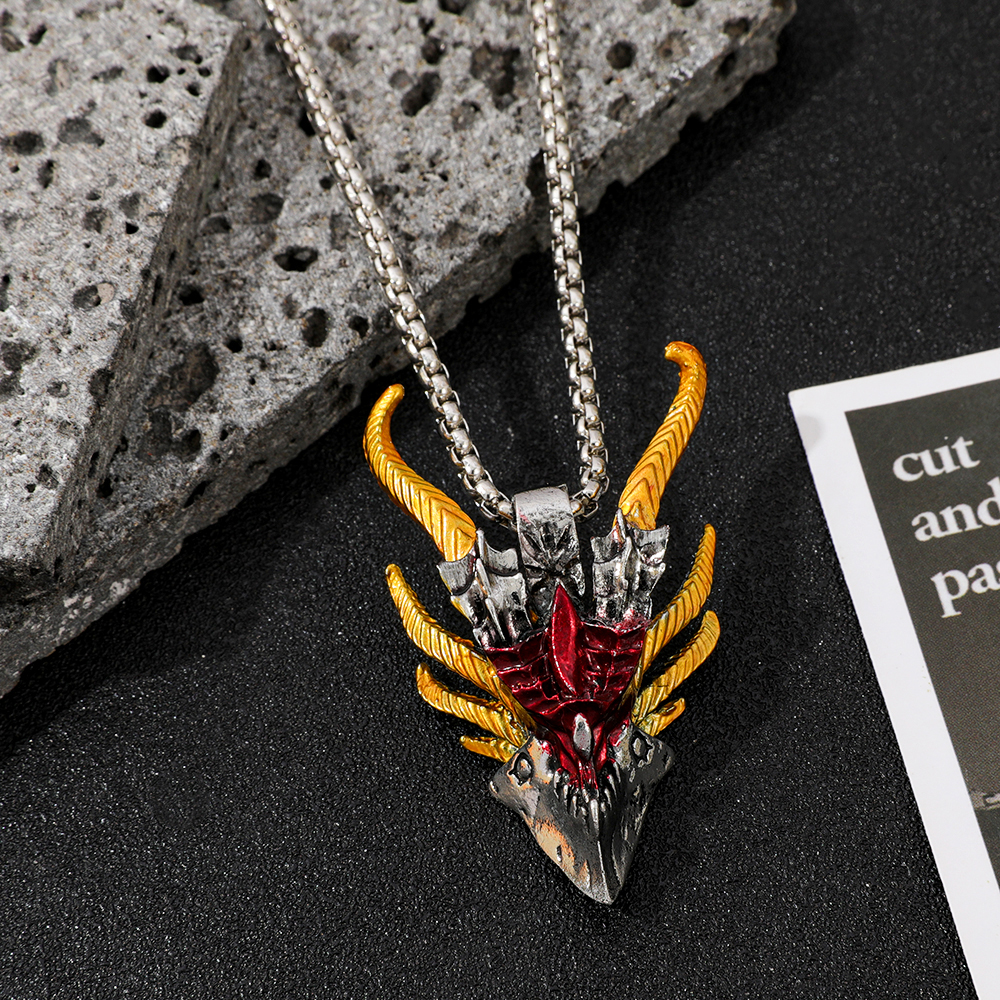 Retro Hip-Hop Evil Dragon Head - Men'S Accessories Jewelry recensie en prijs
