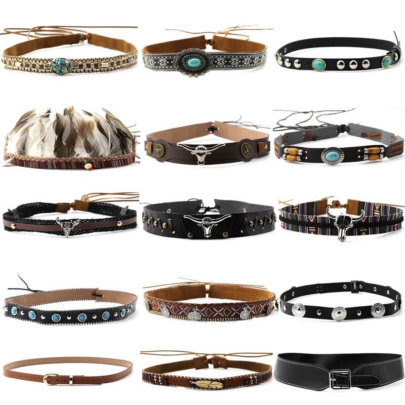 Retro Ethnic Style Belt, Headb - Men Accessories Ethnic recensie en prijs