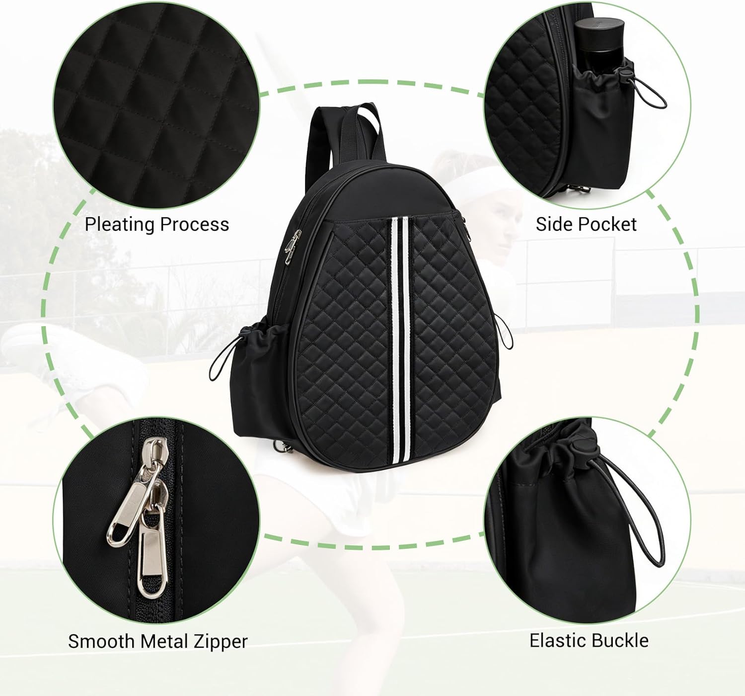 Garvee for Tennis Pickleball B - Men Accessories Bag recensie en prijs