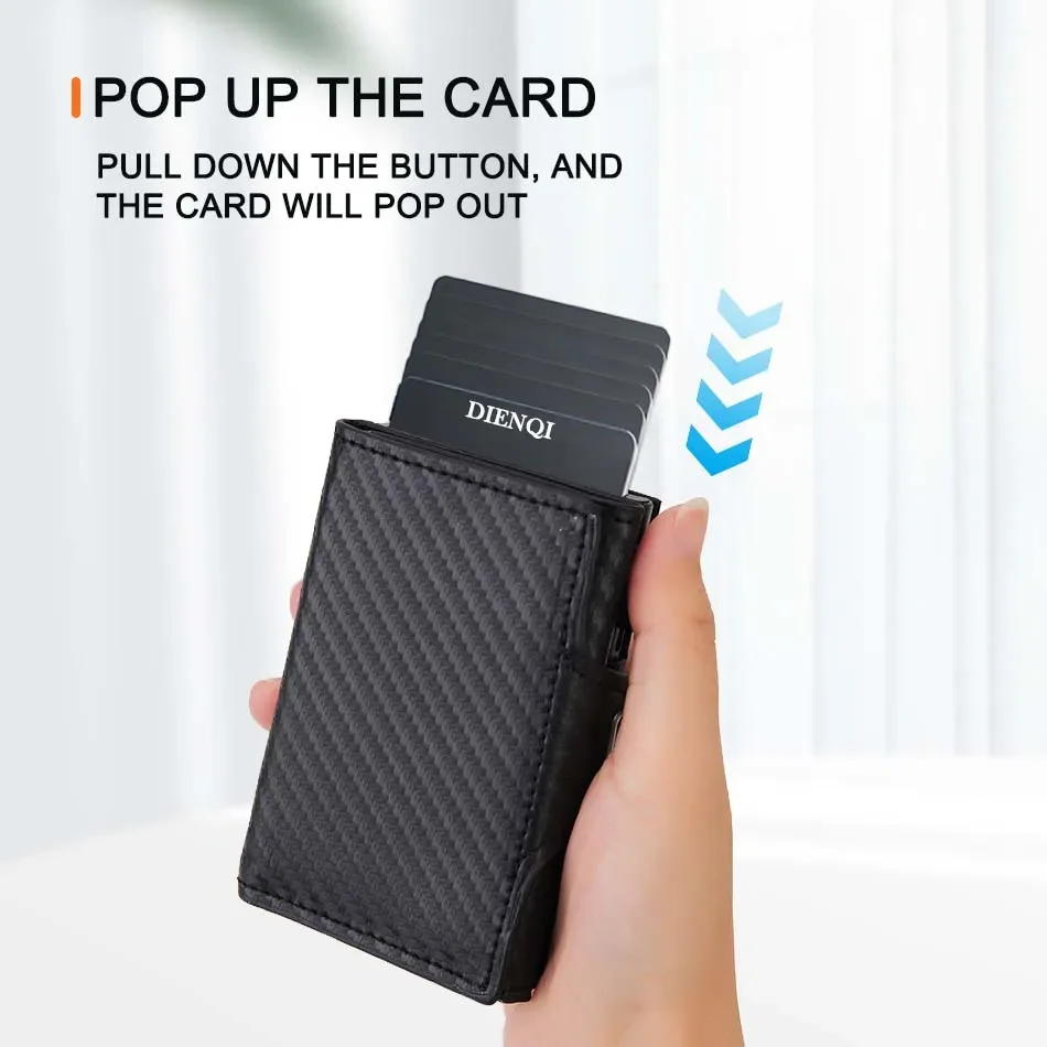 RFID Blocking Pop Up  Wallet f - Coin Holder Men recensie en prijs