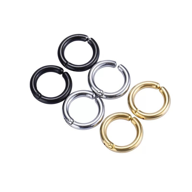 2/6Pcs Fake Huggie Hoop Earrin - Men Accessories Earrings recensie en prijs