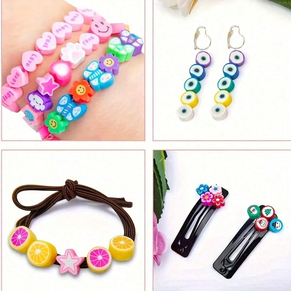 1450/1200/250pcs Polymer Clay  - Bead Bracelet Men recensie en prijs