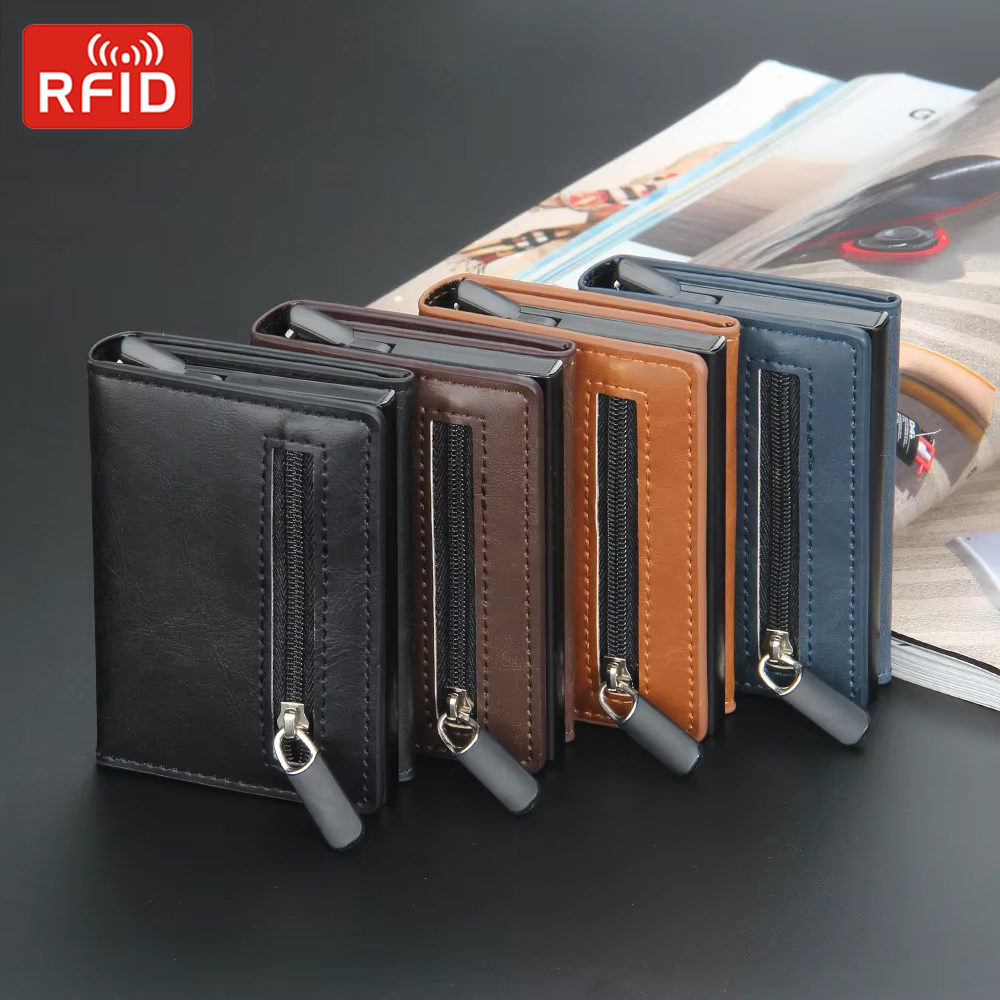 RFID Blocking Card Wallet Magn - Coin Holder Men recensie en prijs