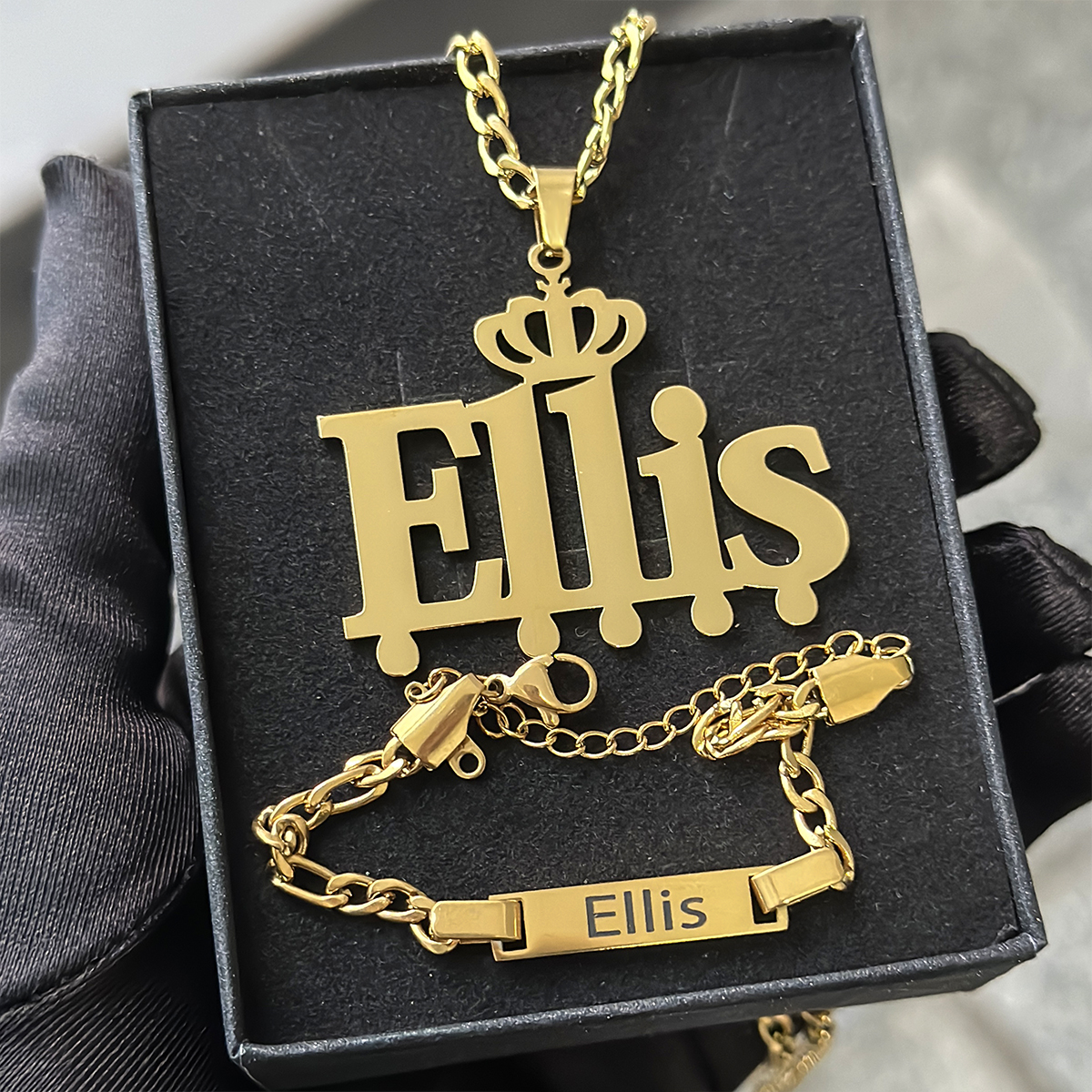 Custom Little Boy Name Necklac - Men Accessories Earrings recensie en prijs