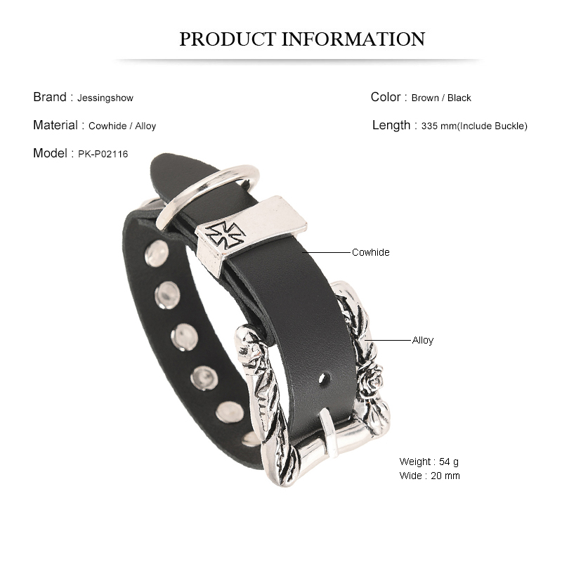 Rock Punk Style Large Buckle B - Men Accessories Pk recensie en prijs