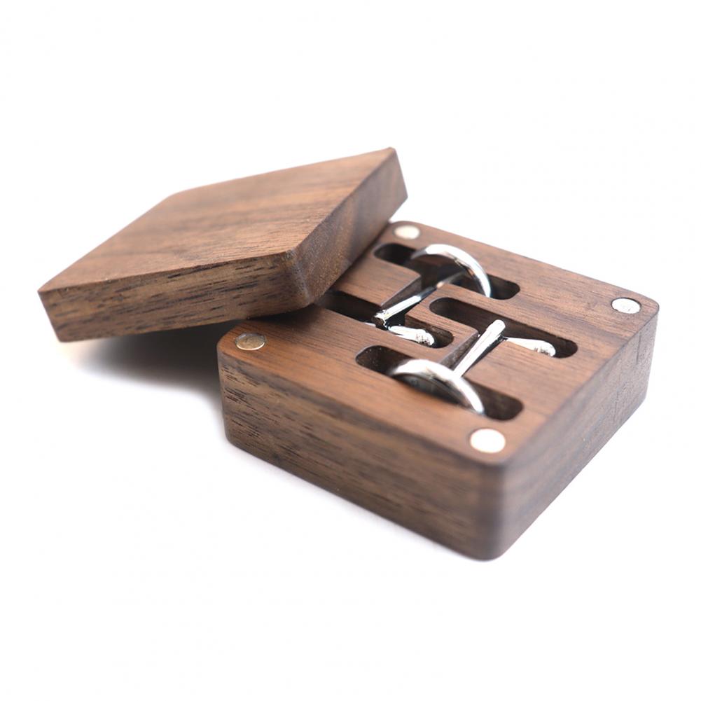 Walnut Cufflink Box Solid Wood - Men Accessories Gift Box recensie en prijs