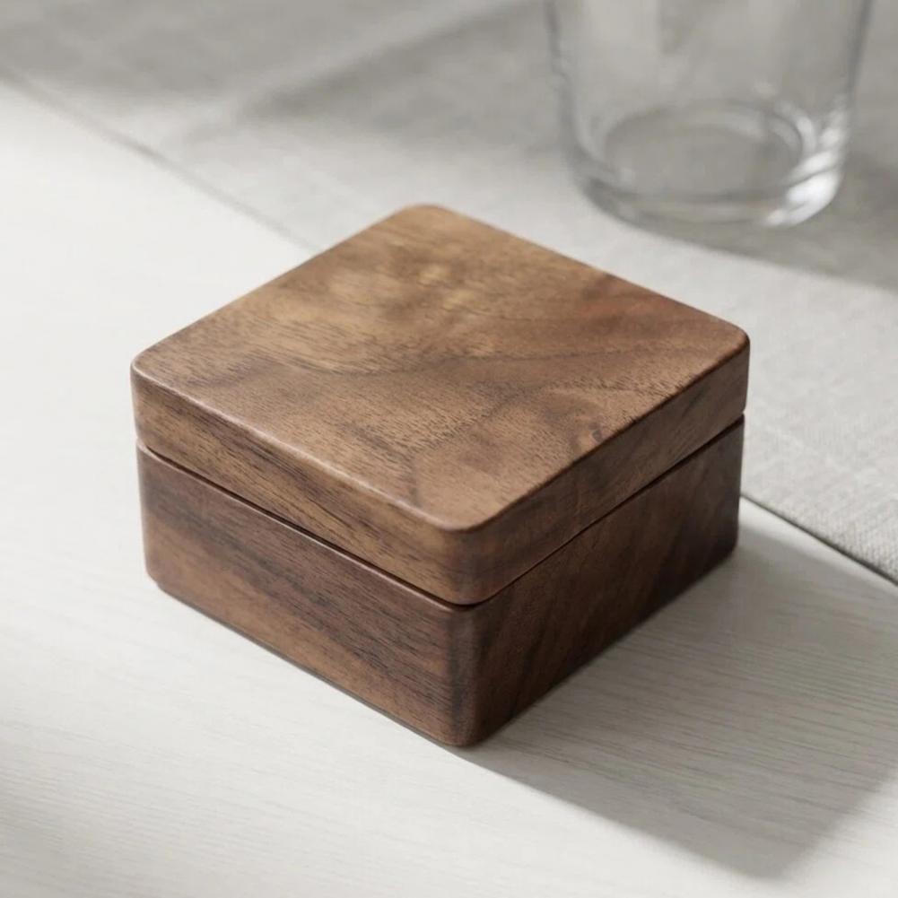 Walnut Cufflink Box Solid Wood - Men Accessories Gift Box recensie en prijs