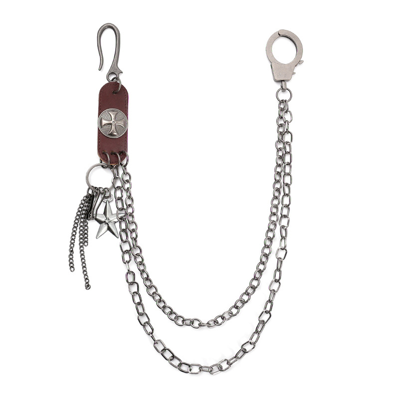Punk Steet Cowhide Keychains C - Men Accessories Pk recensie en prijs