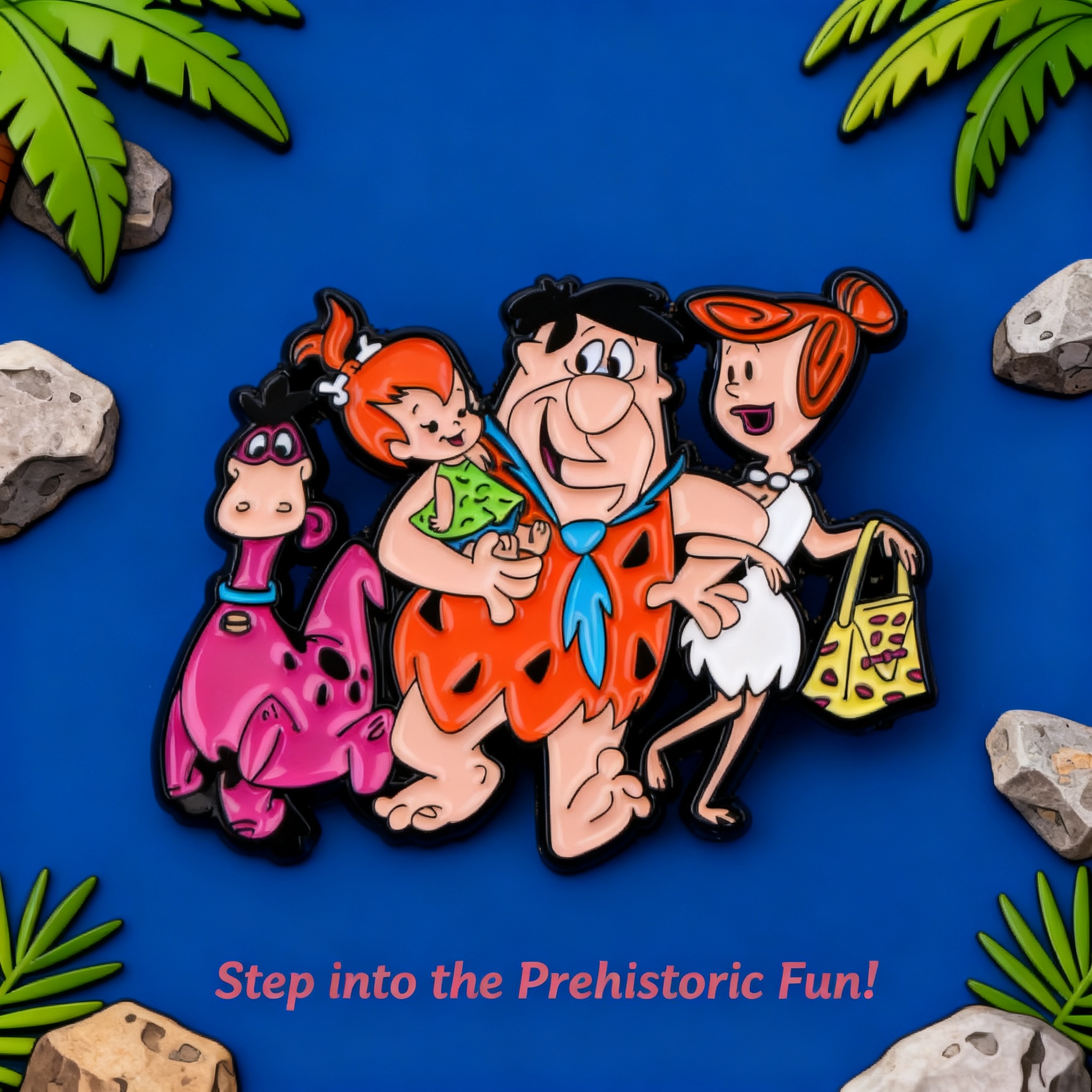 Cartoon Dinosaur Enamel Pin Ba - Men'S Accessories Jewelry recensie en prijs