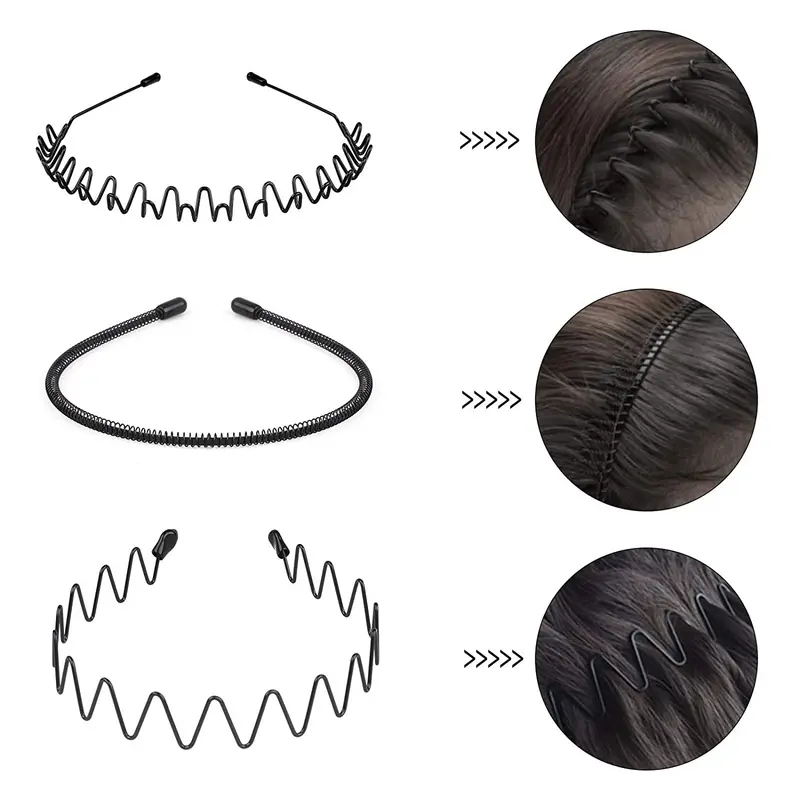 Unisex Metal Wavy Spring Hair  - Men Accessories Earrings recensie en prijs