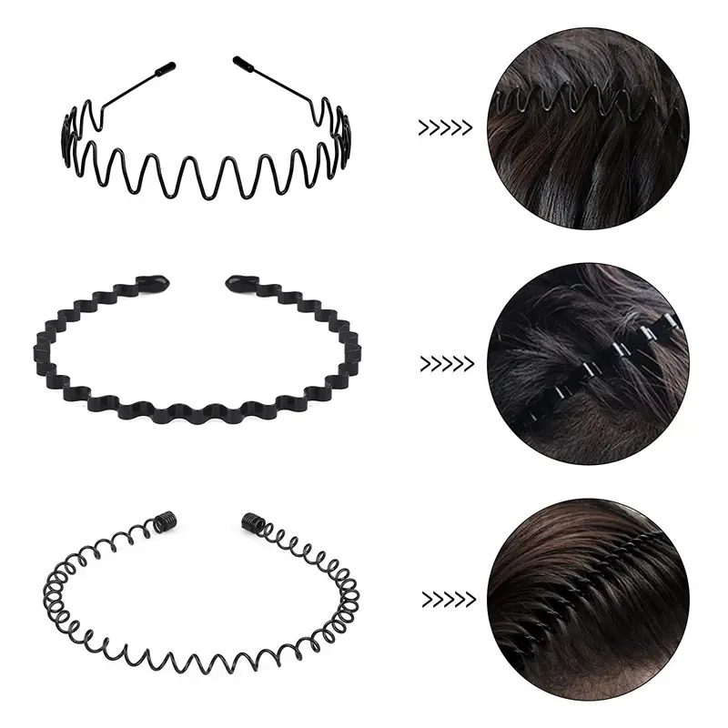 Unisex Metal Wavy Spring Hair  - Men Accessories Earrings recensie en prijs
