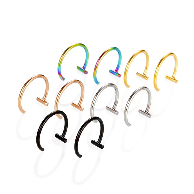 18G Surgical Steel Lip Ring Ha - Men Accessories Earrings recensie en prijs