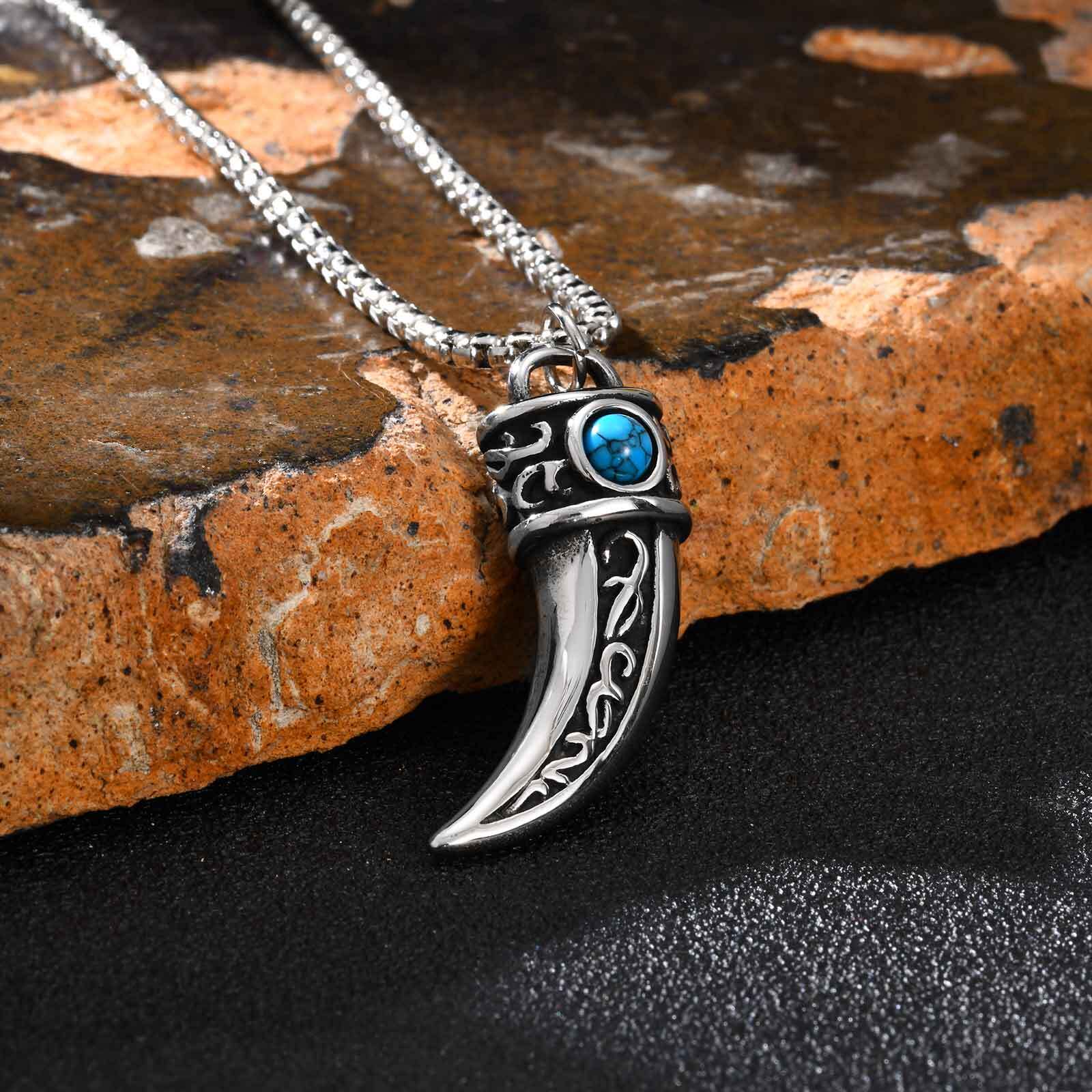 Vintage Horn Charms Necklace f - Men Accessories Ethnic recensie en prijs