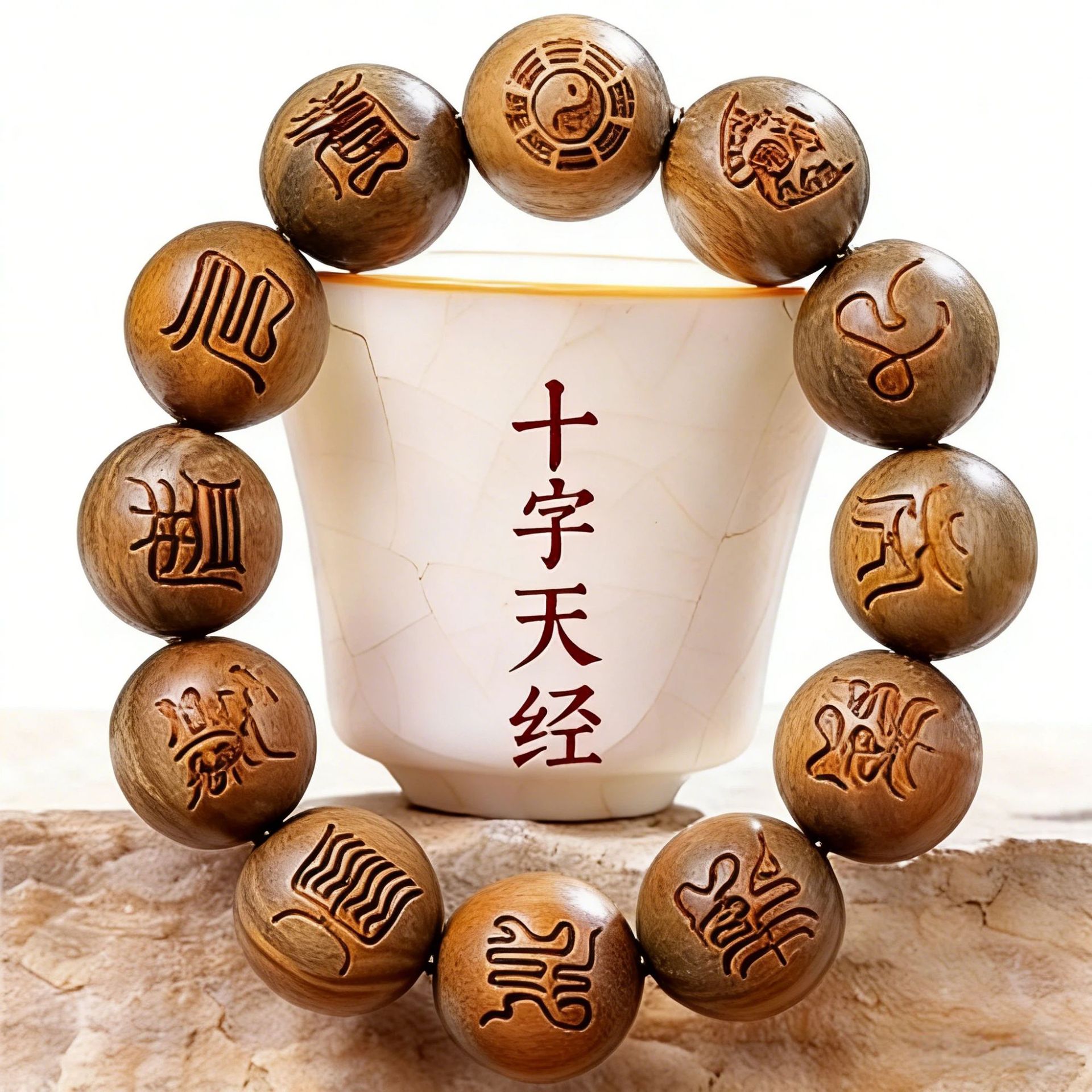 Lucky Luxury Green Sandalwood  - Bead Bracelet Men recensie en prijs