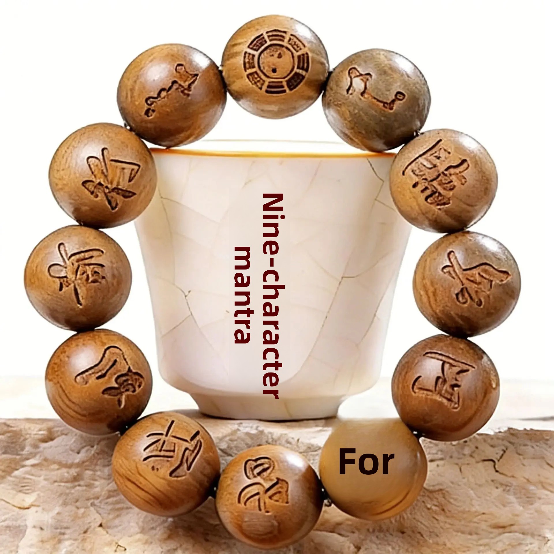 Lucky Luxury Green Sandalwood  - Bead Bracelet Men recensie en prijs