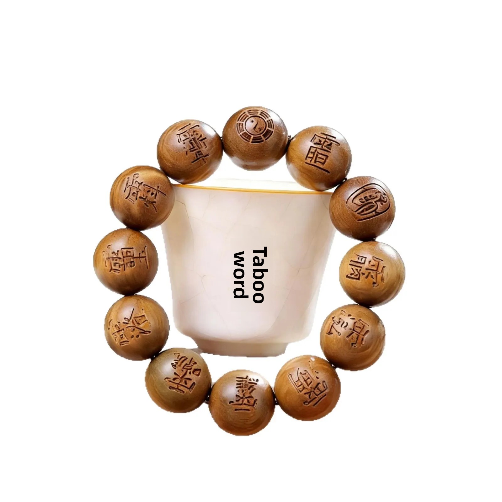 Lucky Luxury Green Sandalwood  - Bead Bracelet Men recensie en prijs