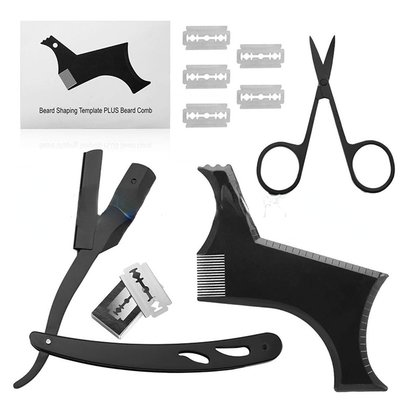 Beard Template Shaping Tool Se - Men Accessories Combo Set recensie en prijs