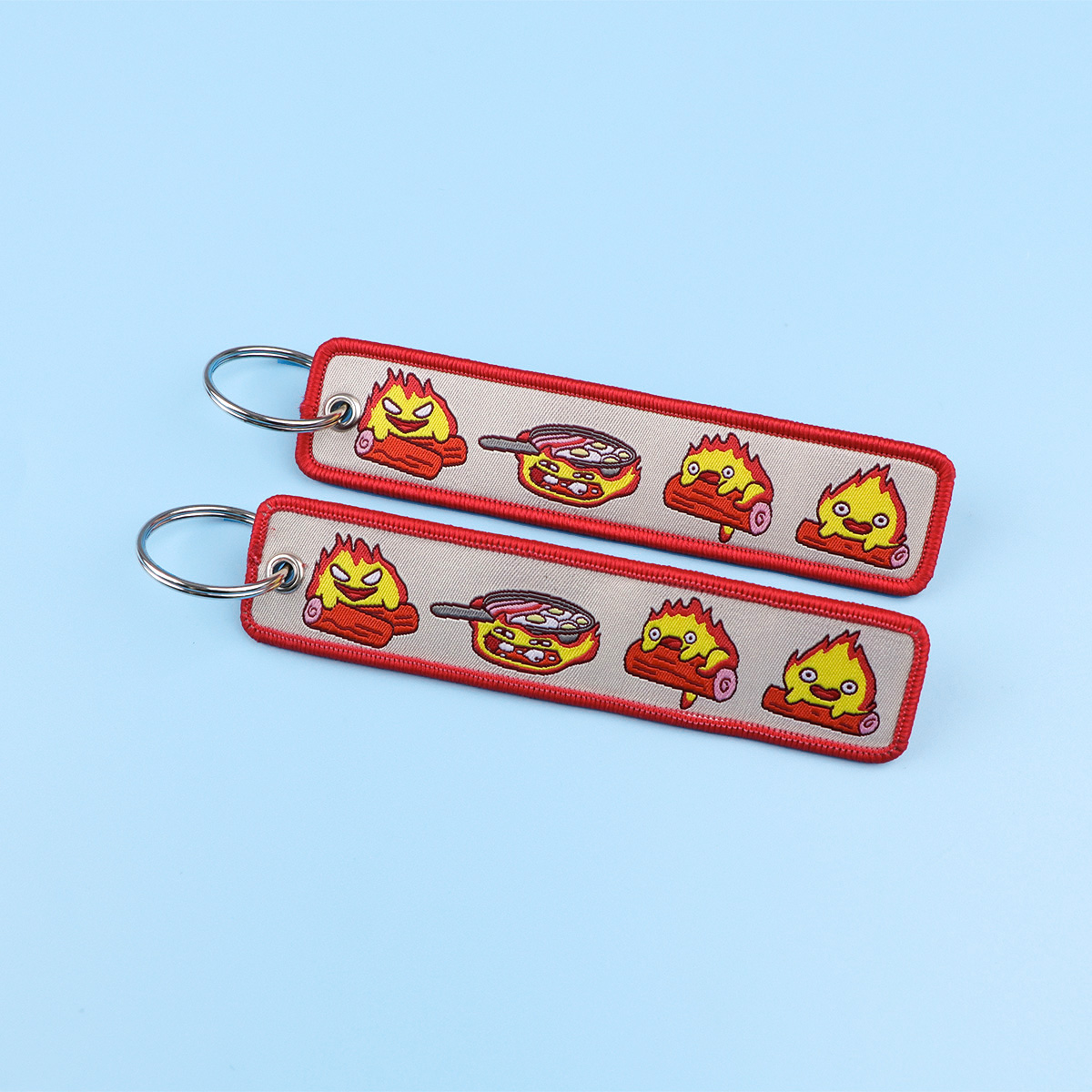 Anime Fire Embroidery Key Fobs - Men Accessories Bag recensie en prijs