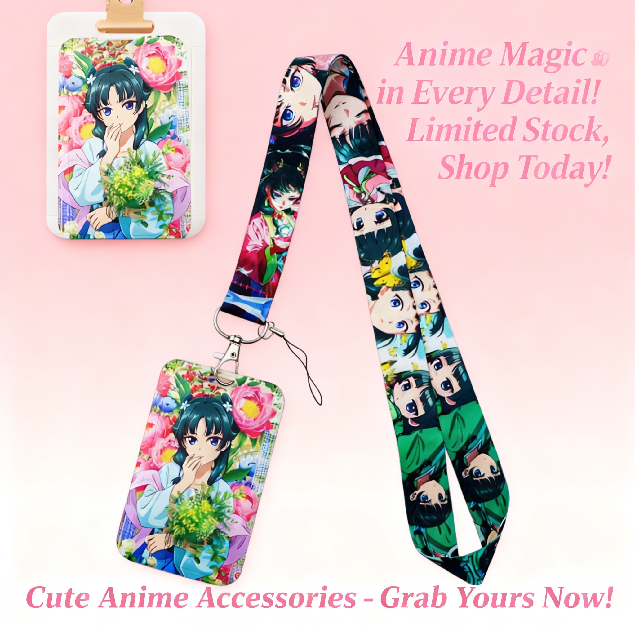 Cute Anime Girl Lanyard Neck S - Men Accessories Bag recensie en prijs